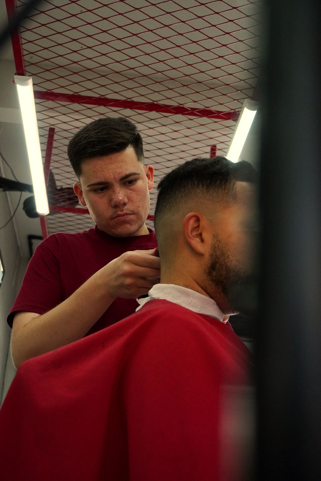 Atendimento na Barbearia Mateus Guilherme